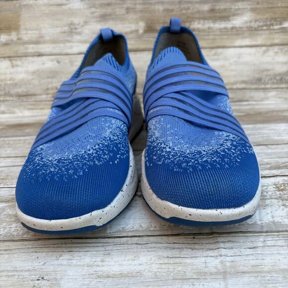 Align Celestia Shoes Sz 9M Marina Blue Fabric Upper Lightweight Nursing Slip On - Picture 4 of 9